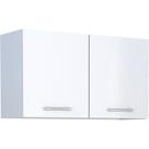 Armário Aéreo Montado de Lavanderia Branco em Aço 100cm Max Cozimax