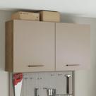Armário Aéreo Multiuso 120cm 2 Portas Rustic/Crema Agata Madesa Armário Aéreo Multiuso 120cm 2 Portas Rustic/Crema Agata Madesa