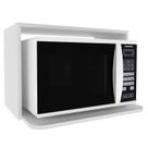 Armario Aereo Nicho Microondas 60 cm MDF CZ3319 Branco Tecno Mobili