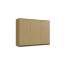 Armário Aéreo Nova Dubai - 120cm 3 Portas 4 Prateleiras - Casamia Armário Aéreo Nova Dubai - 120cm 3 Portas 4 Prateleiras - Casamia
