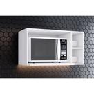 Armário Aéreo p/ Cozinha Americana Micro-ondas Branco - Henn