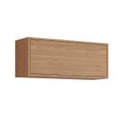 Armário Aéreo p/ Cozinha Divina Geladeira c/1 Porta Basculante 80 cm Freijo - MGM
