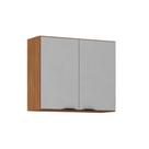 Armário Aéreo p/ Cozinha Firenze 2 Portas 80cm Amendola/Nude Prime TX - Demóbile