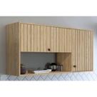 Armário Aéreo p/ Cozinha Torino c/ 2 Portas 120cm Mel - Movelbento