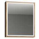 Armário Aéreo Para Banheiro 60cm 01 Porta Com Espelho Gael B06 Branco Nogal - Lyam Decor