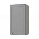 Armário Aéreo para Cozinha 1 Porta 40cm Americana Cinza Crystal