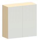 Armário Aéreo para Cozinha 80 cm 2 Portas Aurora