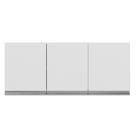 Armário Aéreo Para Cozinha Lavanderia Andréia 3 Portas 120cm Branco-mabe Magazine