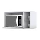 Armário Aéreo para Micro-ondas Americana Branco HP Henn