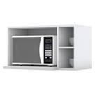 Armario Aereo Para Microondas Mdf 80 Cm Americana C557 Branco Henn