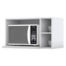 Armario Aereo Para Microondas MDF 80 cm Americana C557 Branco Henn