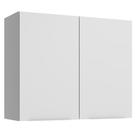Armário Aéreo para Quarto 80 cm 2 Portas Branco Neo Madesa