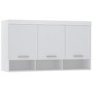 Armário Aéreo Ponte Modulado 145cm Taiga Branco L01 - Mpozenato