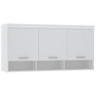 Armário Aéreo Ponte Modulado 165cm Taiga Branco L01 - Mpozenato