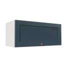 Armário Aéreo Porta Basculante 80cm Arizona CabeCasa MadeiraOriginals Branco/Azul Armário Aéreo Porta Basculante 80cm Arizona CabeCasa MadeiraOriginals Branco/Azul