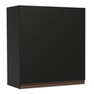 Armário Aéreo Reims 1 Porta Preto Madesa Armário Aéreo Reims 1 Porta Preto Madesa