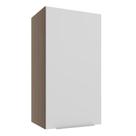Armário Aéreo Stella 1 Porta Rustic/branco Madesa
