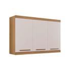 Armário Aéreo Talismã 3 Portas Arte Móveis Cinamomo-off White Armário Aéreo Talismã 3 Portas Arte Móveis Cinamomo-off White