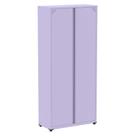 Armário Alto 2 portas Pandin 80 cm (Largura) Inmetro Estrutura e Portas Aço Lilás c/ Chave