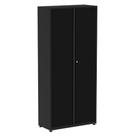 Armário Alto 2 portas Pandin 90 cm (Largura) Inmetro Estrutura e Portas Aço Preto c/ Chave