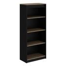 Armário Alto Aberto 2 Portas Web Office Calvin com Preto ( 68 x 36 x 160 )