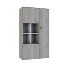 Armário Alto Com nicho E 03 Portas 161,5x90x42cm Wlan90 Snow - Branco