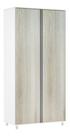 Armario Alto Creme 2 Portas Com Rodinha 189,5x90x47cm