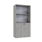Armário Alto Estante Com 02 Portas 161,5x80x42cm Wlae80 Snow - Branco