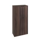 Armário Alto Fechado Com 02 Portas 161,5x80x42cm Wlaf80 Nogal - Preto