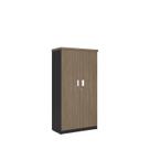 Armário Alto para Escritório 2 Portas Design Moderno