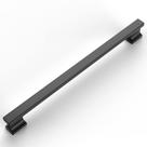 Armário Amerdeco Matte Black Pull, orifício central de 15 polegadas
