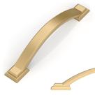 Armário Amerdeco, pacote com 10 unidades, champanhe, bronze, 10,2 cm