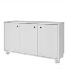 Armário Aparador Buffet 3 Portas Bp Fosco Bho25 - Branco
