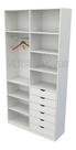 Armário Arara Gaveta Verônica M12 100% Mdf (quarto Sapato)