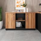Armário Baixo Escritório 120cm X 45cm 2 Portas com Chave e 3 Prateleiras Corporate Armário Baixo Escritório 120cm X 45cm 2 Portas com Chave e 3 Prateleiras Corporate