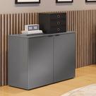 Armário Baixo Kappesberg 2 Portas Office Platinum 91cm Armário Baixo Kappesberg 2 Portas Office Platinum 91cm