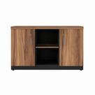 Armário Baixo Office Credenza Web Office Nogal-preto