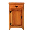 Armário Balcão Arcais 50 cm 1 Porta Madeira Maciça Natural