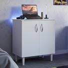 Armário Balcão Branco Compacto Praticidade e Elegância para Seu Ambiente