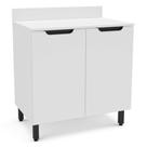 Armário Balcão de Cozinha 80cm com 2 Portas 250011 Meena Politorno Moveis