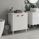 Armário Balcão Multiuso 2 Portas 60cm Compacto, Moderno e Funcional