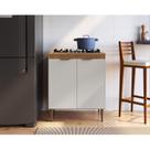 Armário Balcão para Cooktop 2 Portas 70cm Veneza Modulada
