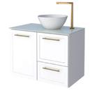 Armário Banheiro 80cm Jambo Branco - P102852 - COZIMAX