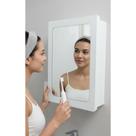 Armário Branco Banheiro: Organização Slim 36x30x8cm