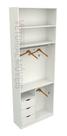 Armário Cabideiro Gaveta Misto M41 100% Mdf Closet Arara