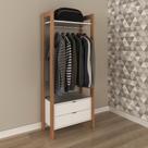 Armário Closet Com 2 Gavetas Branco/amêndoa