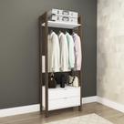 Armário Closet Com 2 Gavetas Cr35001 Branco/Nogal