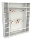 Armário Colmeia Cabideiro M18 Closet Roupas Loja Mdp Armário Colmeia Cabideiro M18 Closet Roupas Loja Mdp