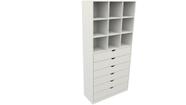 Armário Colmeia Gaveteiro Misto M15 100%mdf Closet Loja