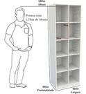 Armário Colmeia Mirela M13 100% Mdf Organizador Estante